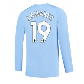 Manchester City Julian Alvarez #19 Hjemmebanetrøje 2023-24 Lange ærmer